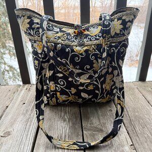 Vera Bradley large tote bag in Yellow Bird